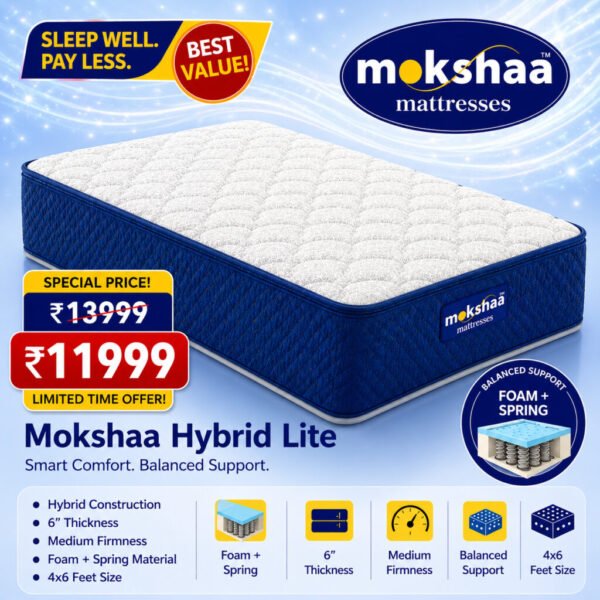 Mokshaa Hybrid Lite Mattress