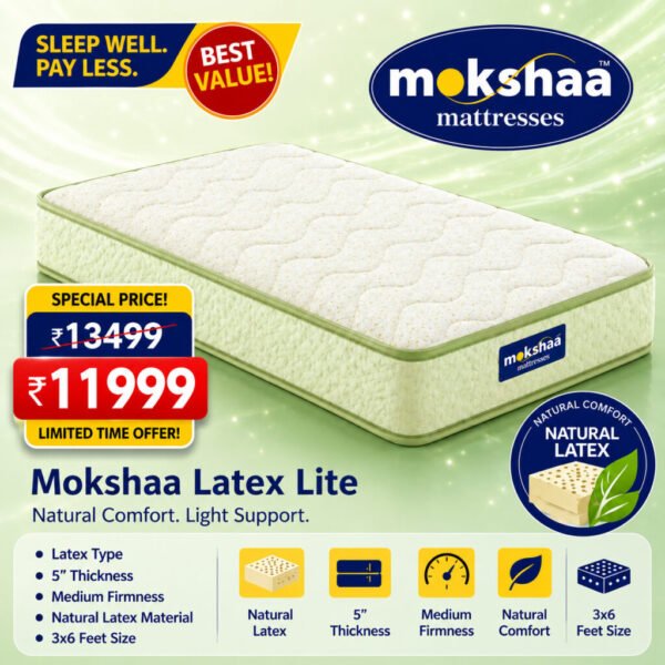 Mokshaa Latex Lite Mattress
