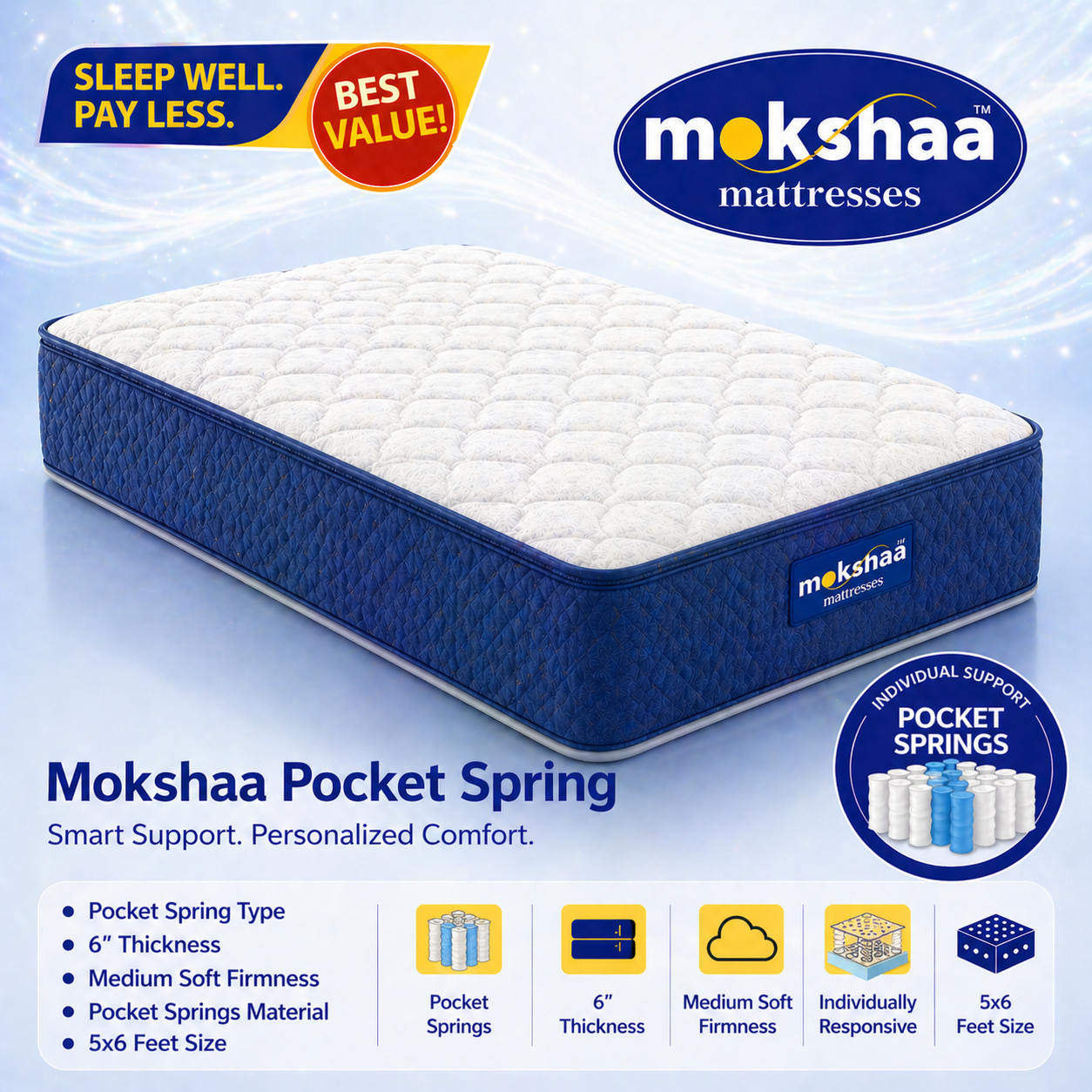 Mokshaa Pocket Spring